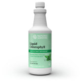 Nature's Sunshine Liquid Chlorophyll bottle shown for daily detox support