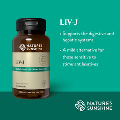 Dandelion root in LIV-J mix supporting traditional liver-friendly herbs.