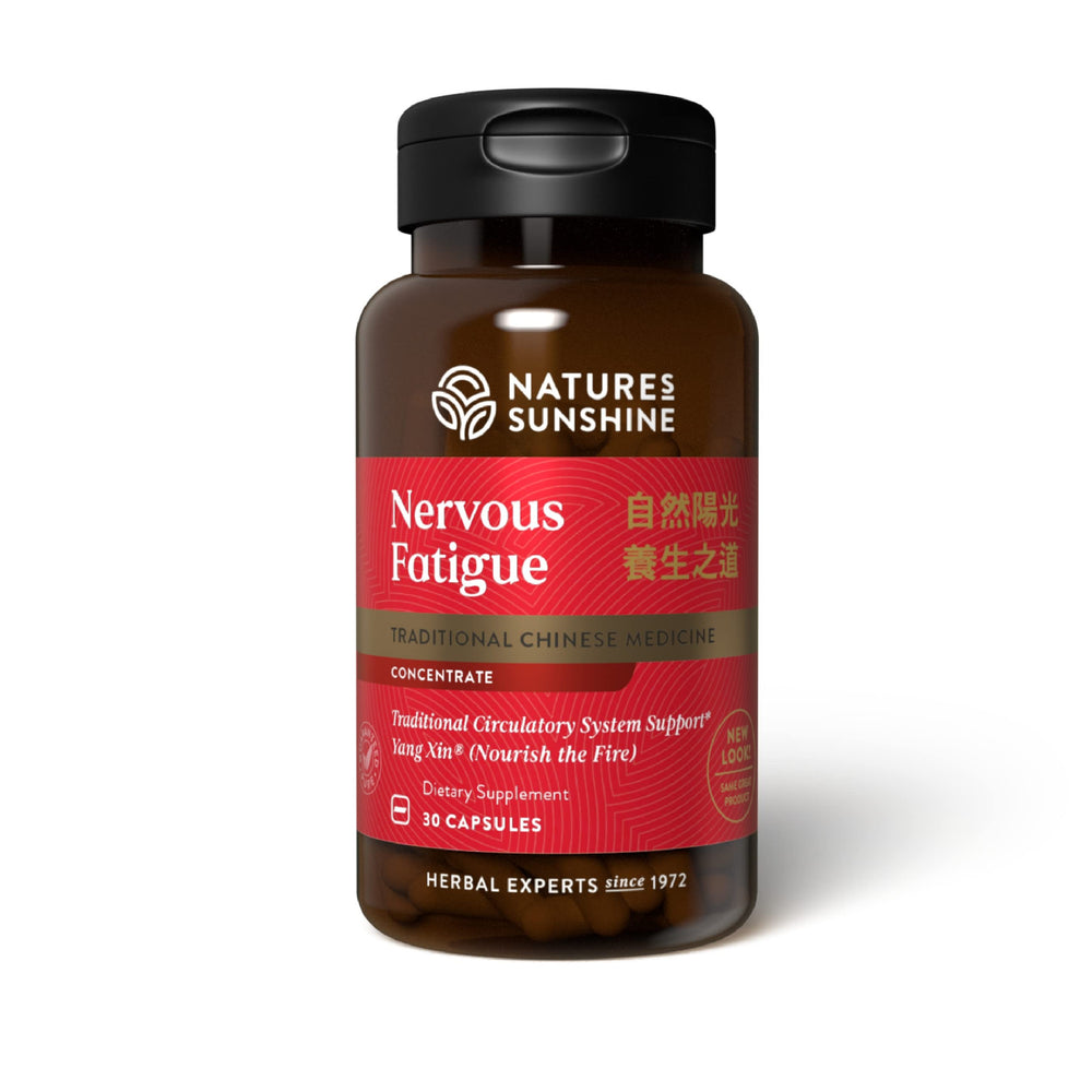 Nature's Sunshine Nervous Fatigue TCM bottle for daily stress support