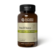 Nature's Sunshine Pau D’Arco amber bottle on shelf signaling trusted immune support