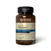 Nature's Sunshine Vitamin C Time Release bottle with 120 tablets supports immune health.