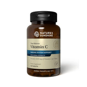 Nature's Sunshine Vitamin C Time Release bottle with 120 tablets supports immune health.