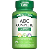 Nature's Truth ABC Complete multivitamin bottle for daily adult wellness.