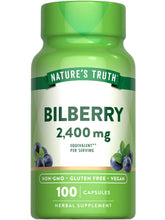 Nature's Truth Bilberry Extract Capsules bottle for daily use