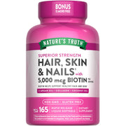 Nature's Truth biotina para cabello saludable en botella
