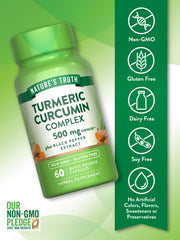 Nature's Truth Black Pepper Extract highlighting absorption-support in formula.