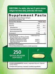 Nature's Truth Burpless Fish Oil softgels with lemon flavor for easy ingestion