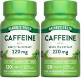 Nature's Truth caffeine pills with green tea extract offer a convenient energy lift for busy mornings.