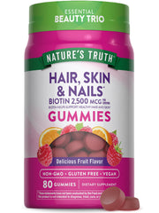 Nature's Truth gomitas en botella con sabor frutal para belleza diaria