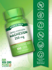 Magnesium oxide ingredient label highlights strength
