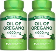 Nature's Truth Oil of Oregano Softgels bottle front for daily phytonutrient support