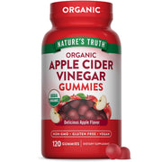 Nature's Truth gominolas orgánicas de vinagre sidra de manzana, ideal para la rutina diaria.