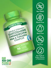 Nature's Truth turmeric-included formula bottle emphasizing natural turmeric in the blend.
