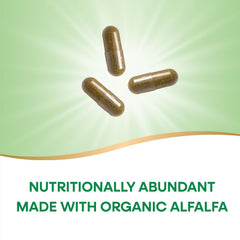 Nature's Way Alfalfa, origen-organico: cultivo selecto para un producto natural.