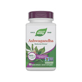 Nature's Way Ashwagandha bottle front highlights daily stress support.