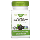Nature's Way Black Elderberry bottle front view for daily immune support.