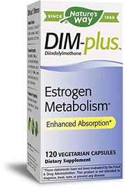 Nature's Way Dim-Plus bottle front view with vegetarian capsules for daily wellness