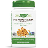 Nature's Way fenugreek seed 610 mg bottle for easy daily spice use.