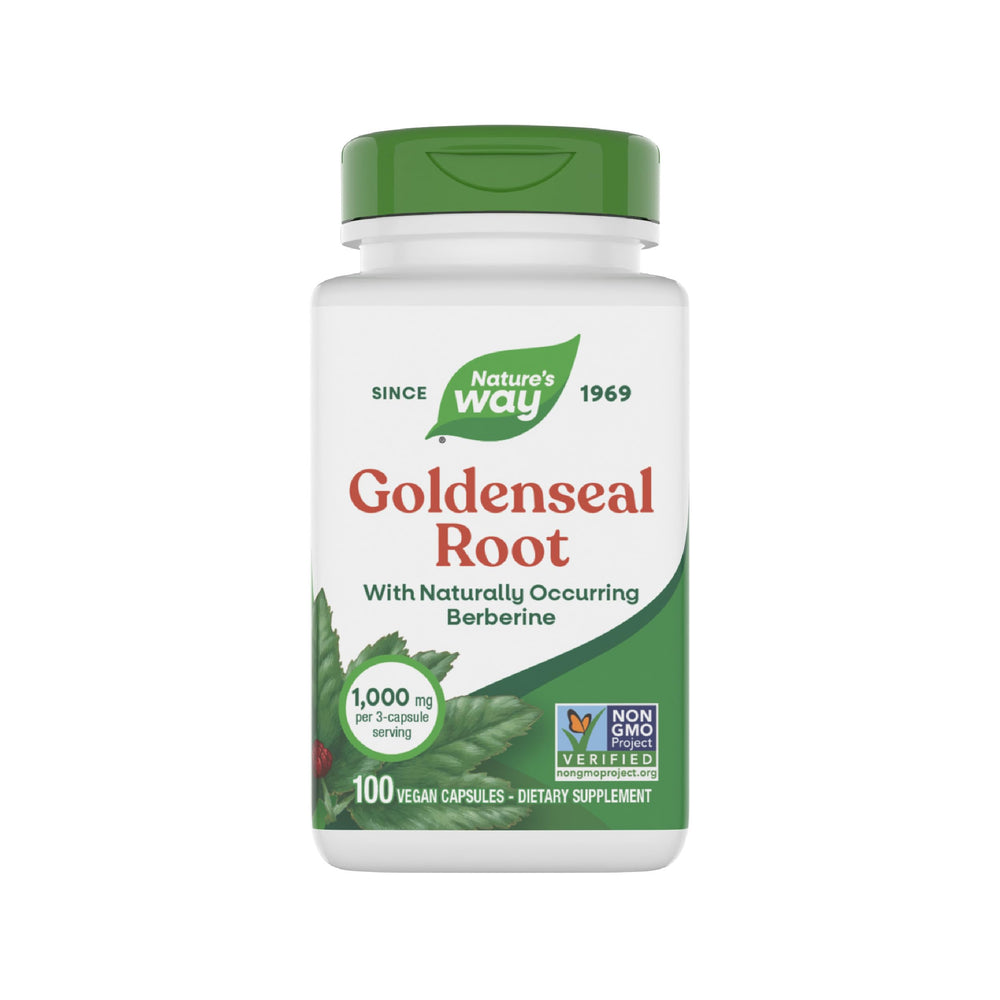 Nature's Way Goldenseal Root bottle for digestive support