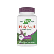 Nature's Way Holy Basil Premium Extract bottle for daily adaptogenic support.