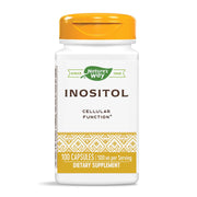 Nature's Way Inositol bottle with capsules supports cellular membrane nutrient transfer.