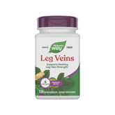 Nature's Way Leg Veins bottle with six-herb blend may support leg vein strength.