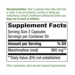 Nature's Way Marshmallow Root packaging showing two-pack value.