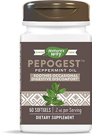Nature's Way Pepogest bottle front view promotes GI comfort for daily use