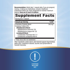 Nature's Way Primadophilus Bifidus capsules ready for daily probiotic use.