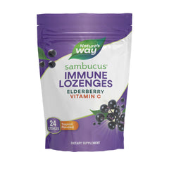 Nature's Way Sambucus Immune Lozenges tropical flavor for on-the-go immune support