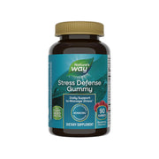 Nature's Way Stress Defense Gummies bottle and label for daily calm support.