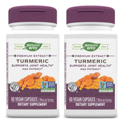 Nature's Way Turmeric Max Potency bottle displaying the label, symbolizing joint support
