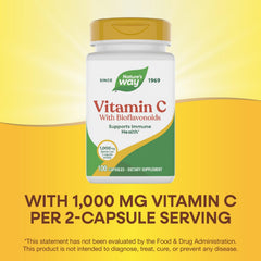 Nature's Way bottle with ingredients shows gluten-free and additive-free formulation