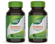Nature's Way Vitamin C with Rose Hips bottle front showing immune support