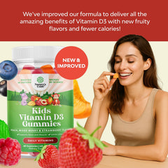 NaturesCraft D3 Gummies for Kids immune support potential flavor boost for picky eaters