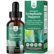 Natures Craft Organic Lymphatic Drainage Drops bottle for easy daily use.