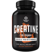 Nature's Craft Tri Phase Creatine tablets bottle for premium workout support