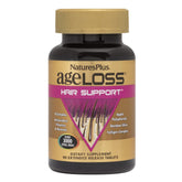 NaturesPlus AgeLoss hair-support bottle with capsules for daily use and hair aging support.