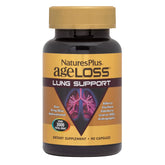 NaturesPlus AgeLoss Lung Support bottle for daily respiratory support.