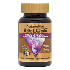 NaturesPlus AgeLoss REJUVABOLIC bottle front for daily wellness.