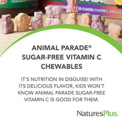NaturesPlus Animal Parade animal-shaped tablets encourage kids to take vitamins daily.