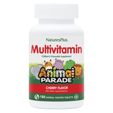 NaturesPlus Animal Parade cherry-flavored chewable tablets for kids' daily nutrition.