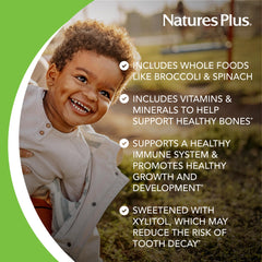 NaturesPlus Animal Parade orange-flavored chewables offer a refreshing, tooth-friendly option.