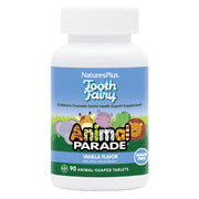 Nature'sPlus Animal Parade Tooth Fairy chewables in vanilla flavor for kids' daily dental routine