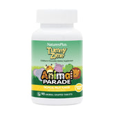 NaturesPlus Animal Parade tummy-zyme bottle showing kid friendly digestive support