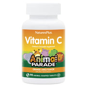 NaturesPlus Animal Parade bottle front with orange flavor for daily nutrition.