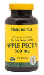 NaturesPlus Apple Pectin bottle with 180 tablets for natural fiber support