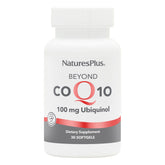 NaturesPlus Beyond CoQ10 bottle highlights high-strength ubiquinol for daily energy support.