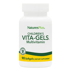 NaturesPlus Children's Vita-Gels bottle front showing kid-friendly multivitamin