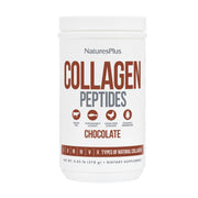 NaturesPlus Collagen Peptides chocolate package for daily wellness routines.